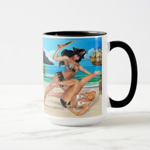 CANECA LUTA DE PIRATAS MULHERES