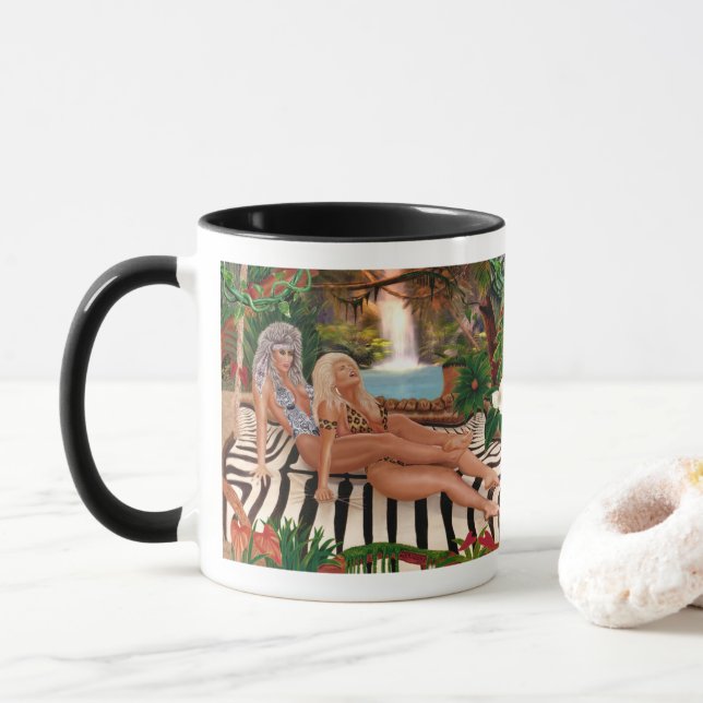 CANECA LUTA DE RAÍNHA DA SELVA (Com Donut)