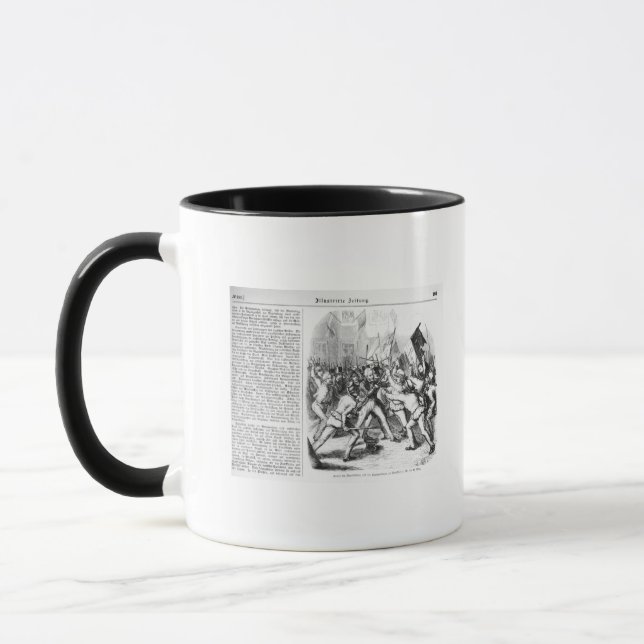 Caneca Luta entre os republicanos & o parlamento (Esquerda)
