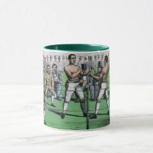Caneca Luta pelo excelente para o campeonato, Boxing Vint