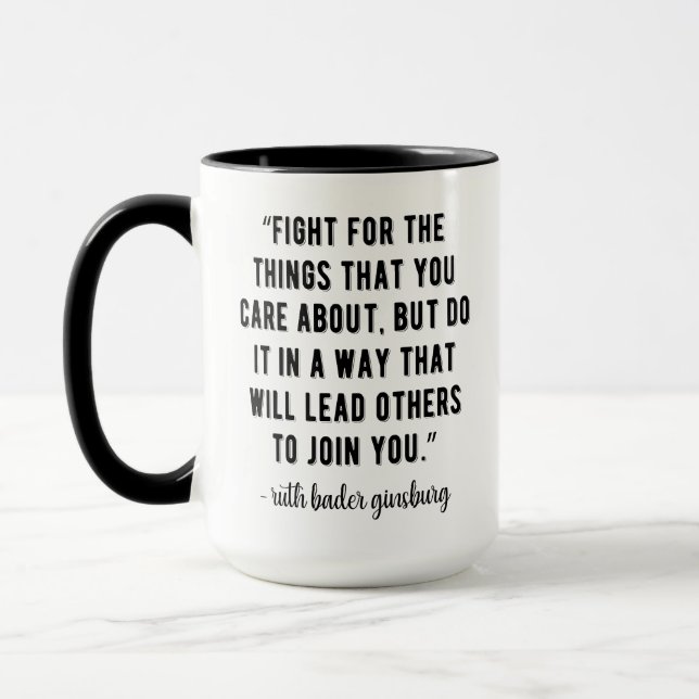 Caneca Lute pelas coisas que você se importa (Esquerda)
