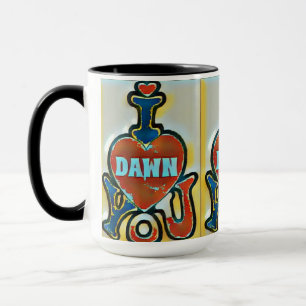 Caneca LUVMUG™ Dawn- LUVYBZ® Love Oferece Taça de Caf