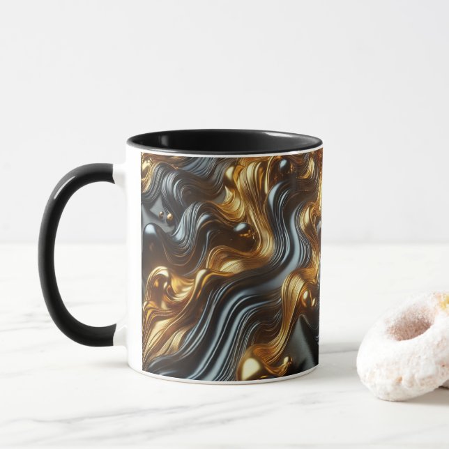 Caneca Luxo Fluxo Saturante Mangueira Negra (Com Donut)