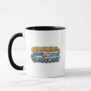 Caneca Luz do Sol Misturada Com Um Pouco de Furacão Canec