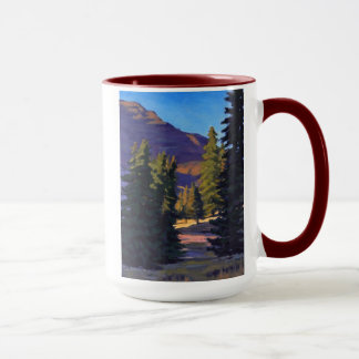 Caneca Luz Doce em Crested Butte em Laranja Azul Roxo