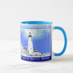 Caneca Luz principal de Portland - queda & inverno por