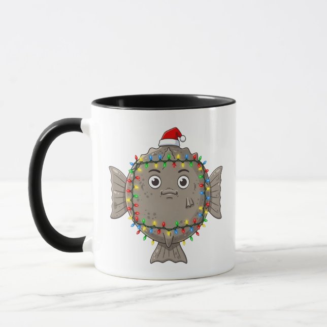 Caneca Luzes de Natal de Estrela-do-Mar Brilhante Subaquá (Esquerda)
