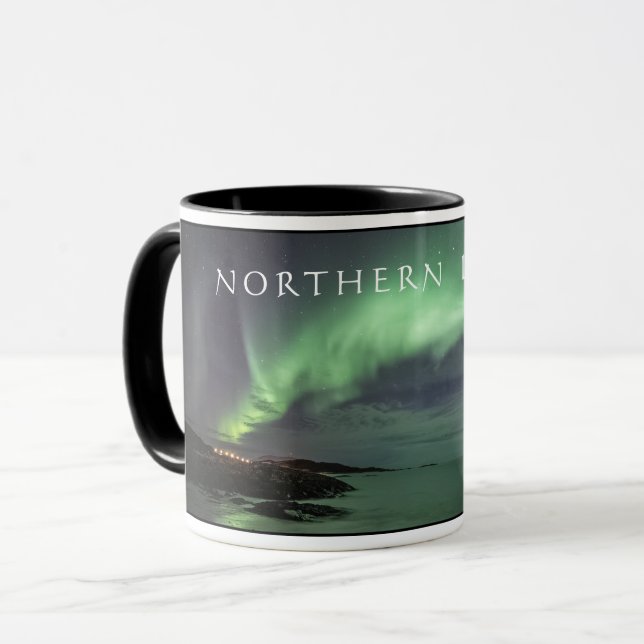 Caneca Luzes do norte (Frente Esquerda)