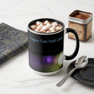Caneca Luzes Nebulosas Cataratas do Niágara