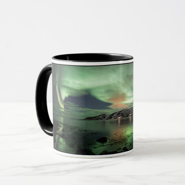 Caneca Luzes Nortes Aurora Borealis (Frente Esquerda)