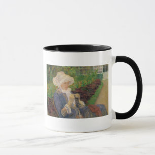 Caneca Lydia Crocheting no Jardim de Marly, Mary Cass