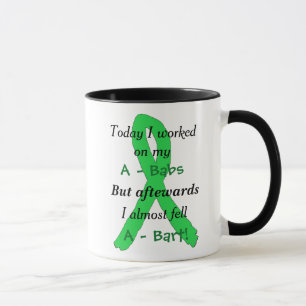 Caneca Lyme Disease Awarness Fitas Engraçado