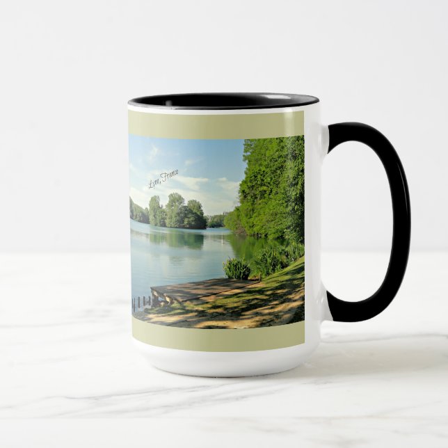Caneca Lyon, França Paisagem (Direita)