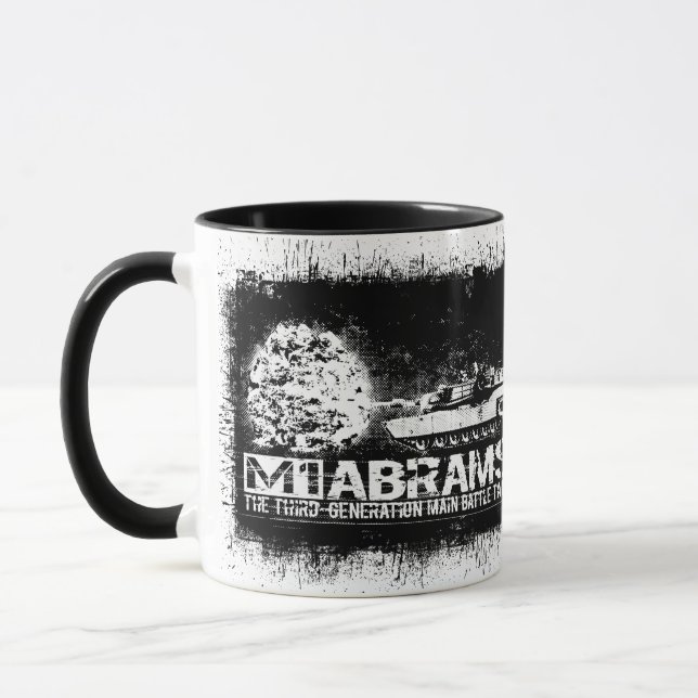Caneca M1 Abrams 11 oz Ringer Mug (Esquerda)