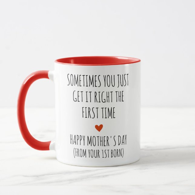 Caneca M Day's, Às Vezes Você Acerta na Primeira Vez (Esquerda)