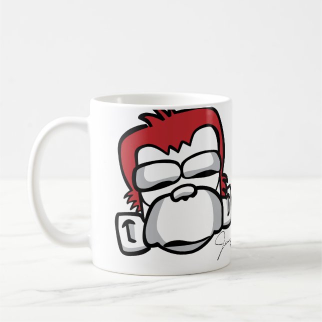 Caneca má do macaco da edição limitada (Esquerda)