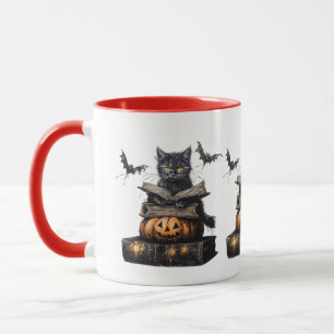 Caneca Maçã de Halloween de Bruxa Spooky