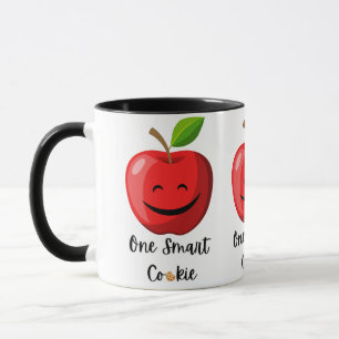 Caneca Maçã Fofa - Um Biscoito Inteligente