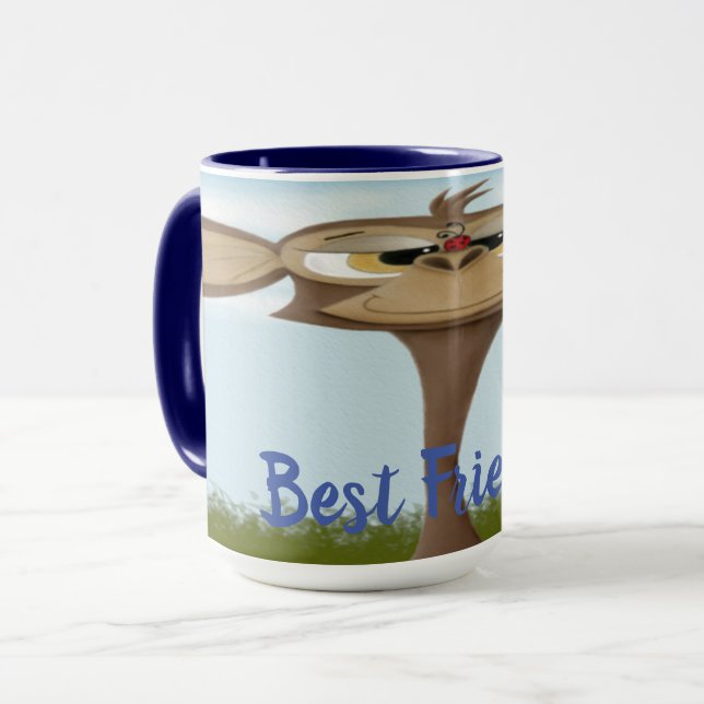 Caneca Macaco bobo e Damybugs (Frente Esquerda)