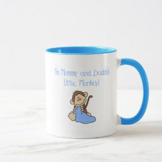 Caneca Macaco das mamães e do pai - camiseta e presentes