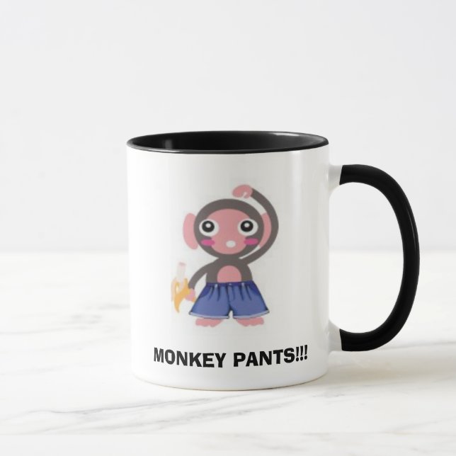 Caneca macacos, CALÇAS do MACACO!!! (Direita)