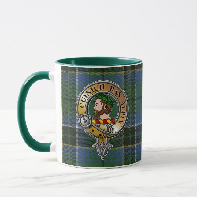 Caneca MacAlpino Tartan e Crachá (Esquerda)