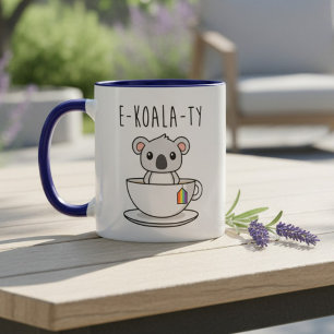 Caneca Macaquinho LGBTQ Fofo Orgulho Arco-íris Igualdade