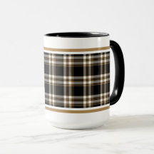 MacGuinness Tartan Black and Brown Irish Xadrez