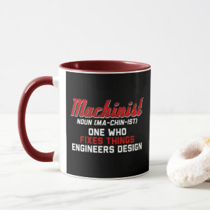 Caneca Machinista Noun Machinista Significando Presentes