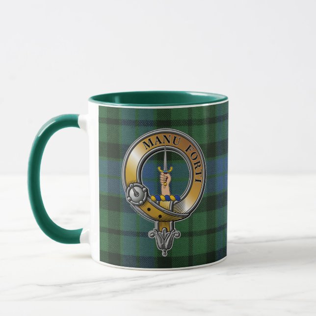 Caneca MacKay Tartan e Crachá (Esquerda)