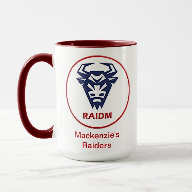 Caneca Mackenzie's Raiders "RAIDM" 15oz Mug (Esquerda)