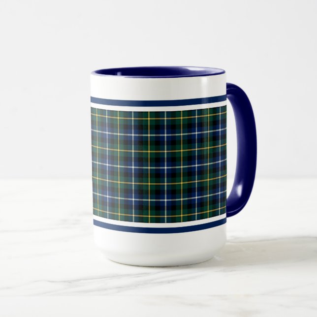 Caneca MacNeil da Barra Clan Tartan (Frente Esquerda)
