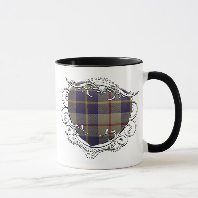 Caneca MacRae Tartan Heart (Direita)
