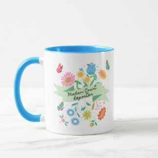 Caneca Madame Court Reporter Primavera Floral Mug