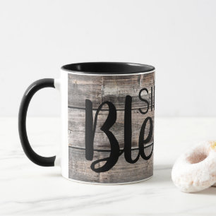 Caneca madeira rústica SIMPLESMENTE BISCADA