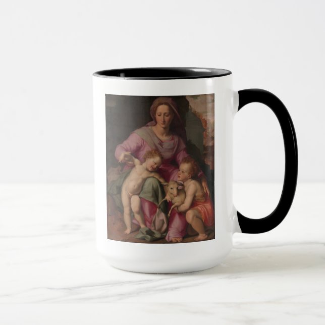 Caneca Madonna & criança com St John o baptista (Direita)