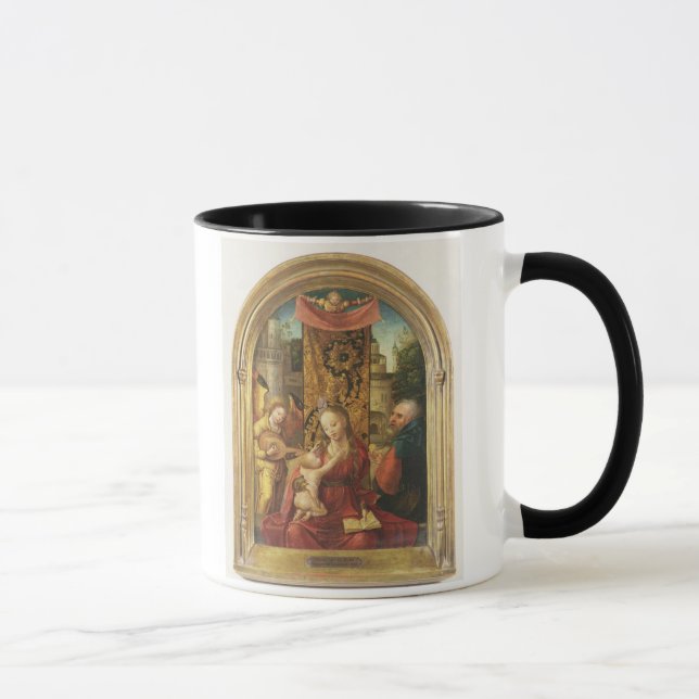 Caneca Madonna e a criança Enthroned (Direita)