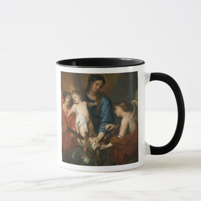 Caneca Madonna e criança com anjos (Direita)