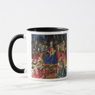 Caneca Madonna e criança com SS. Justus, Zenobius e th