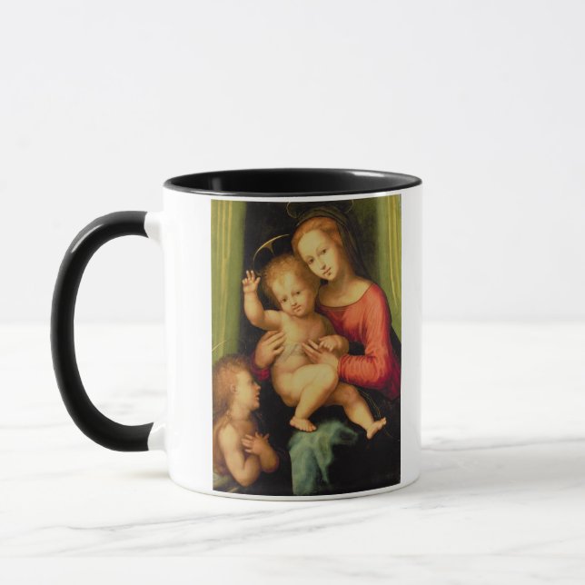 Caneca Madonna e criança com St John (Esquerda)