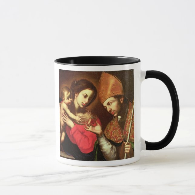 Caneca Madonna e criança com St. Zenobius (Direita)