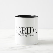 Madrinha de casamento de noiva da equipe Mug de Ca