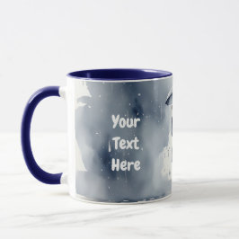 Caneca Madrugada de Água Chuva com Cinza de Guarda-chuvas