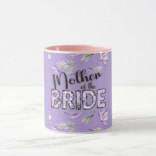 Caneca Mãe da Noiva Crocus Lavanda Personalizado
