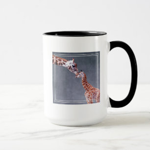 Caneca Mãe das imagens de Getty & girafa do bebê