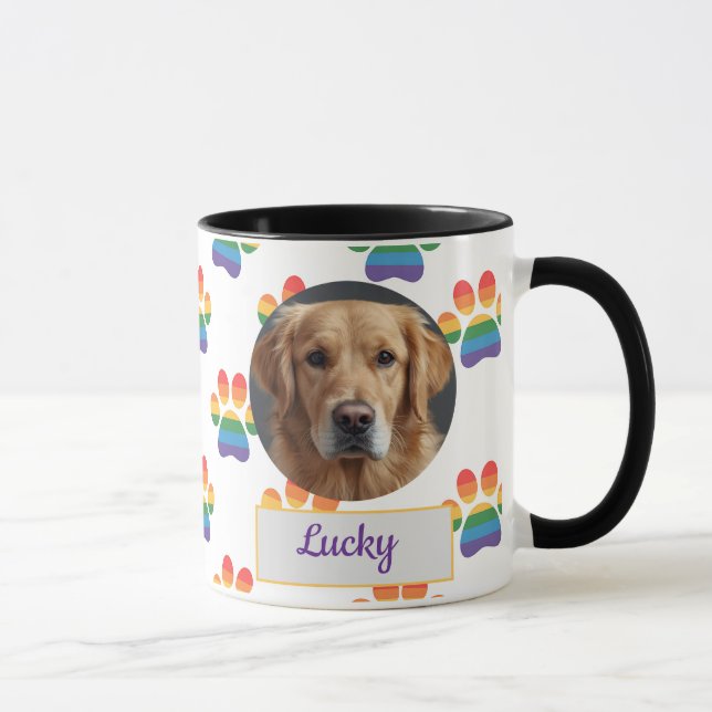 Caneca Mãe de Cachorro Personalizada, Pai de Cachorro, Pr (Direita)