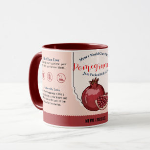 Caneca Mãe de classe mundial Pomegranate Love Jam Mug