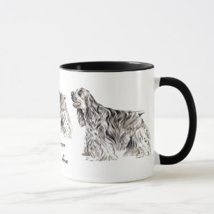 Caneca Mãe de Cocker Americano, Panela Cerâmica Americana