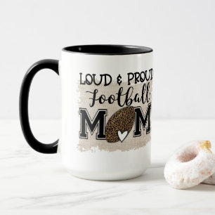 Caneca Mãe de Futebol Louco e Orgulhosa