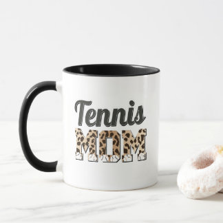 Caneca Mãe de Tenista Leopardo